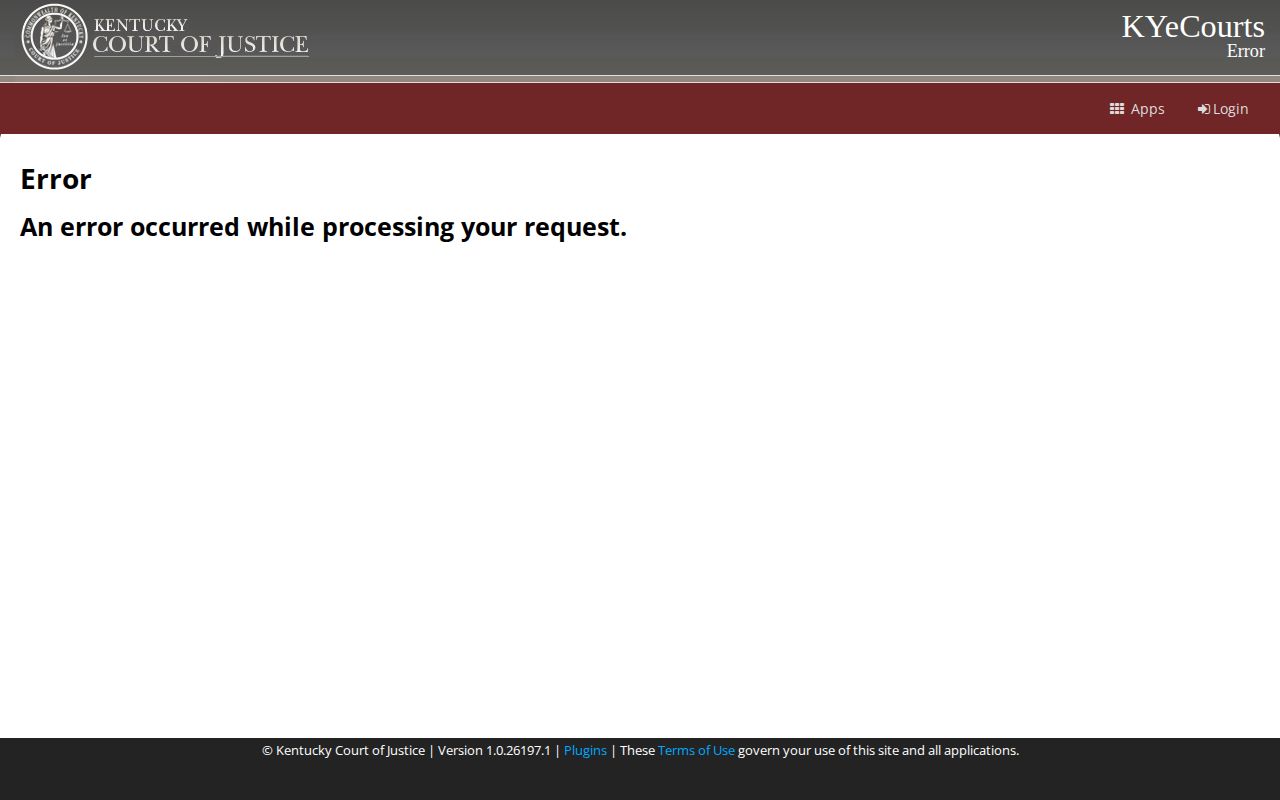 Kentucky CourtNet search interface for Floyd County court dispositions